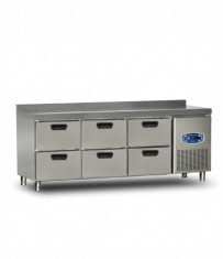 22TBF0S-70.6C COUNTER TYPE 6 DRAWERS REFRIGERATOR