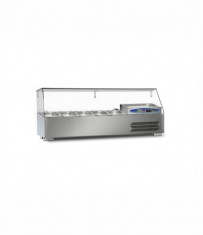 22SBS10-20 COOLED COUNTER TOP SALAD BAR 10 BATHTUB